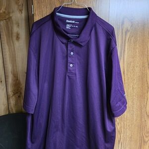 Reebok Purple Men's Polo Shirt